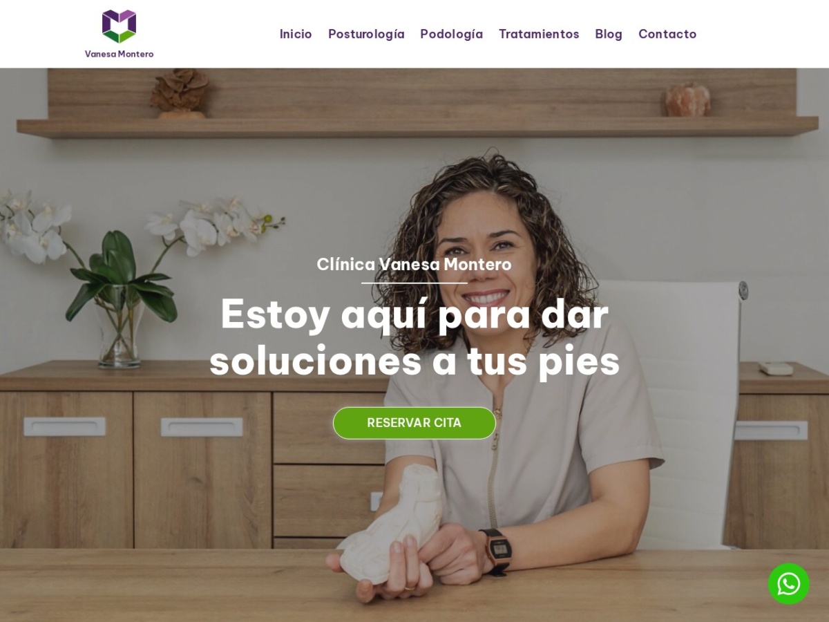 Diseño web de Clínica Vanesa Montero (clinicavanesamontero.com)