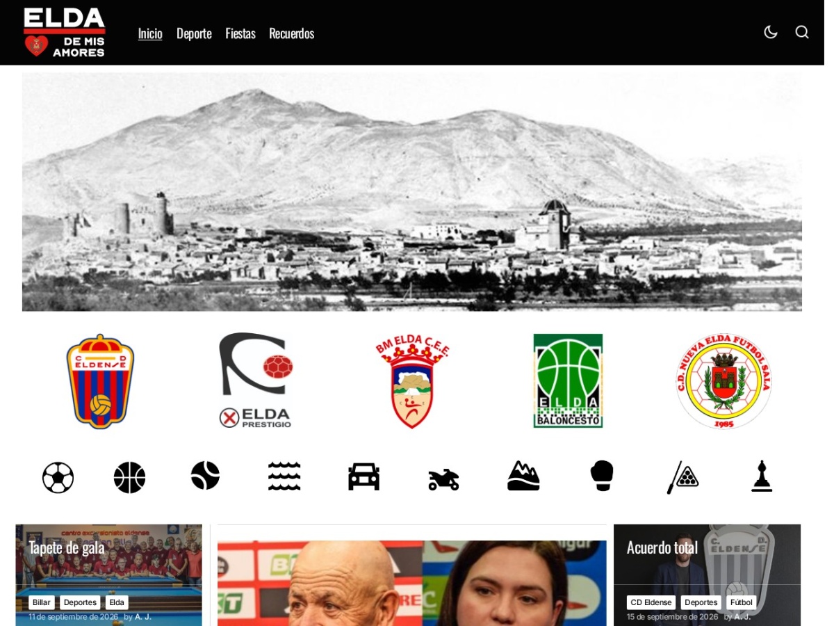 Diseño web de Elda de Mis Amores (eldademisamores.es)