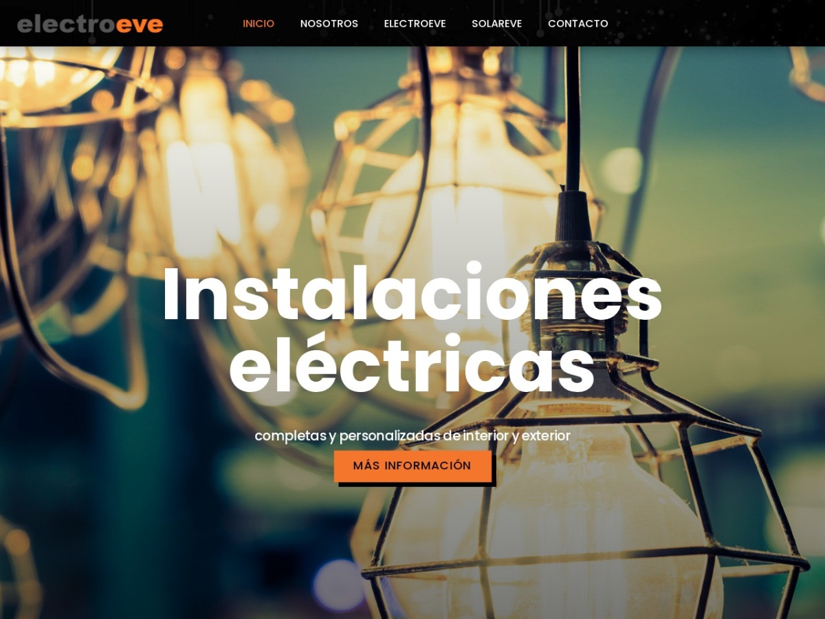 Diseño web de Electro Eve (electroeve.es)