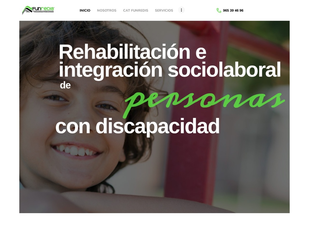 Diseño web de Funredis (funredis.com)