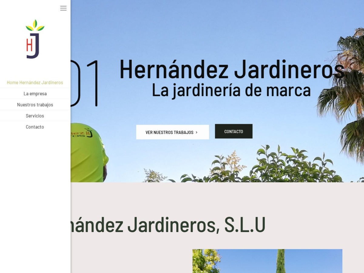 Diseño web de Hernández Jardineros (hernandezjardineros.com)
