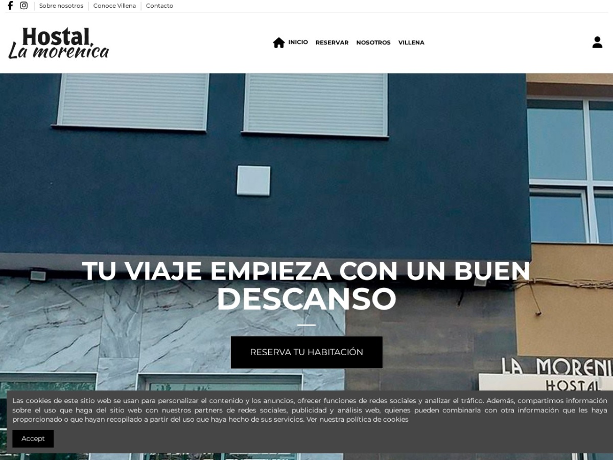 Diseño web de Hostal La Morenica (hostallamorenica.es)