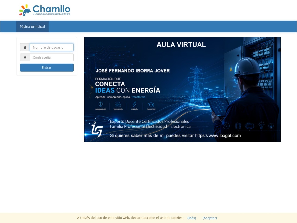 Diseño web de Ibogal (ibogal.es)