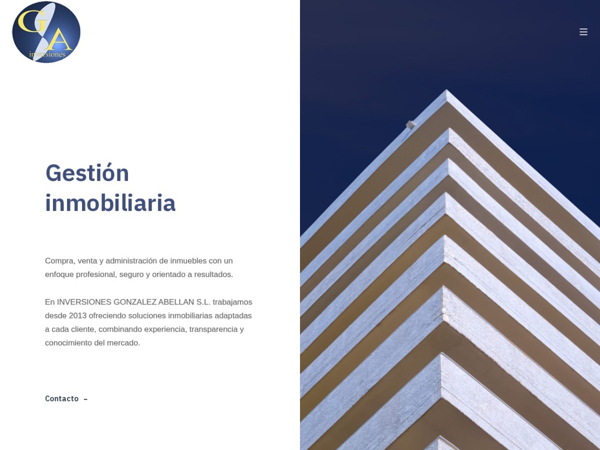 Diseño web de Inversiones González Abellán (inversionesgonzalezabellan.com)