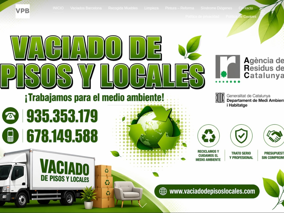 Diseño web de Vaciado de Pisos y Locales (vaciadodepisoslocales.com)